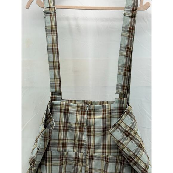 SHEIN Plaid Jumper - Women's 2X - Adjustable Straps, Cute Buttons - Picture 4 of 10